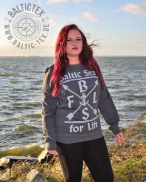 Sweatshirt Damen – Baltic Sea For Life (einfarbig)