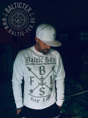 Sweatshirt Herren – Baltic Sea for Life (einfarbig)