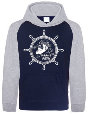 Kinder Baseball Hoodie - Seemann